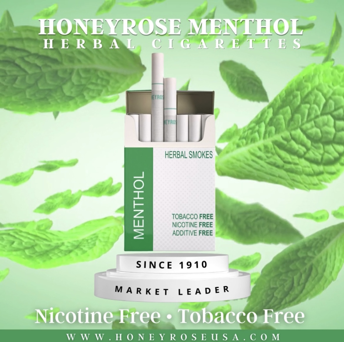 Menthol-Herbal-Smokes-Flavored-Cigarettes-Menthol-Flavor-front-view